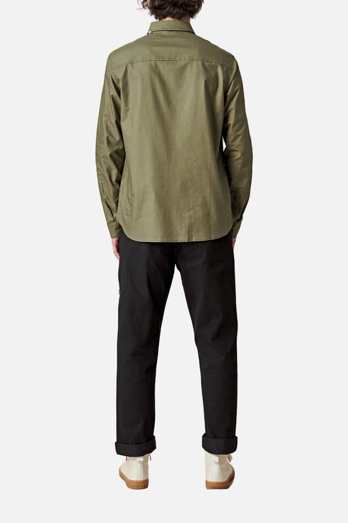 globe-foundation-camicia-manica-lunga-olive image 4