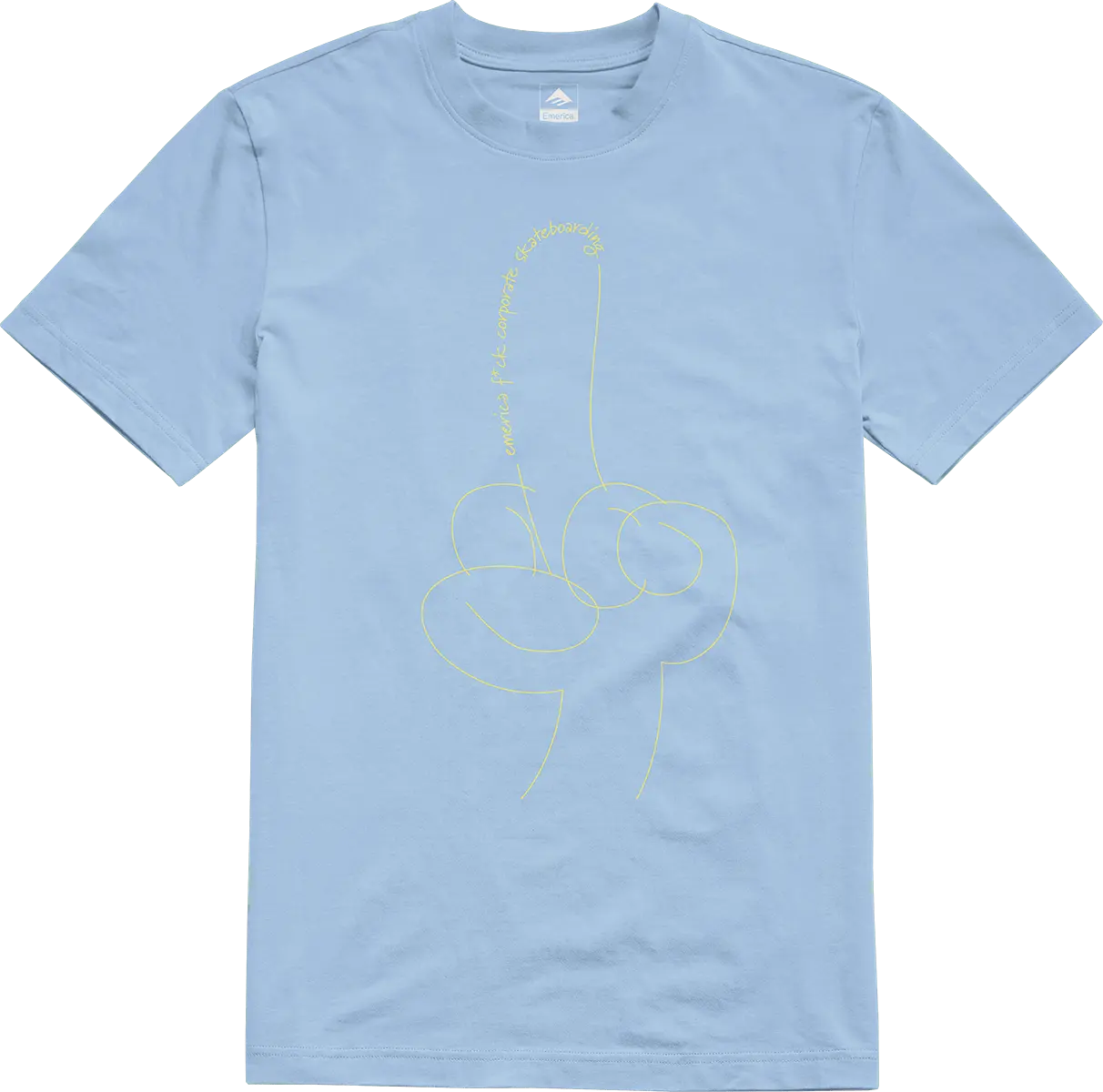 emerica-eff-corporate-tee-t-shirt-skate-blu image 1
