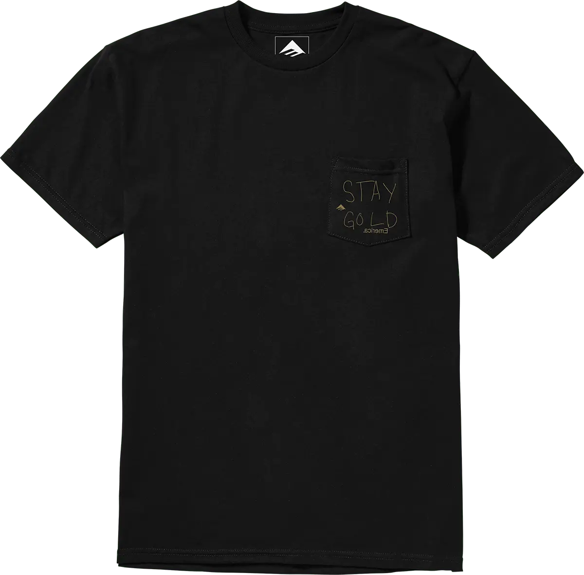 emerica-stay-gold-pocket-tee-t-shirt-skate-uomo-black image 1