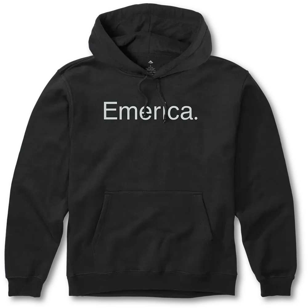 emerica-pure-logo-pullover-felpa-con-cappuccio-nera image 1