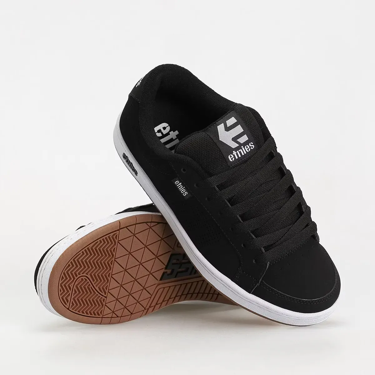 etnies-kingpin-scarpe-da-skate-black-white-gum image 2