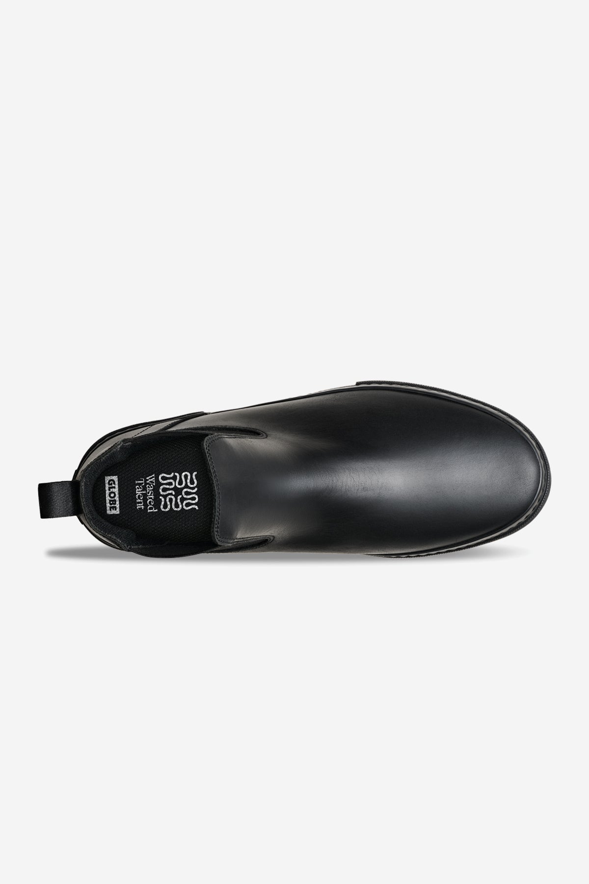 globe-dover-ii-wasted-talent-black-snake-scarpe-skate-slip-on image 4