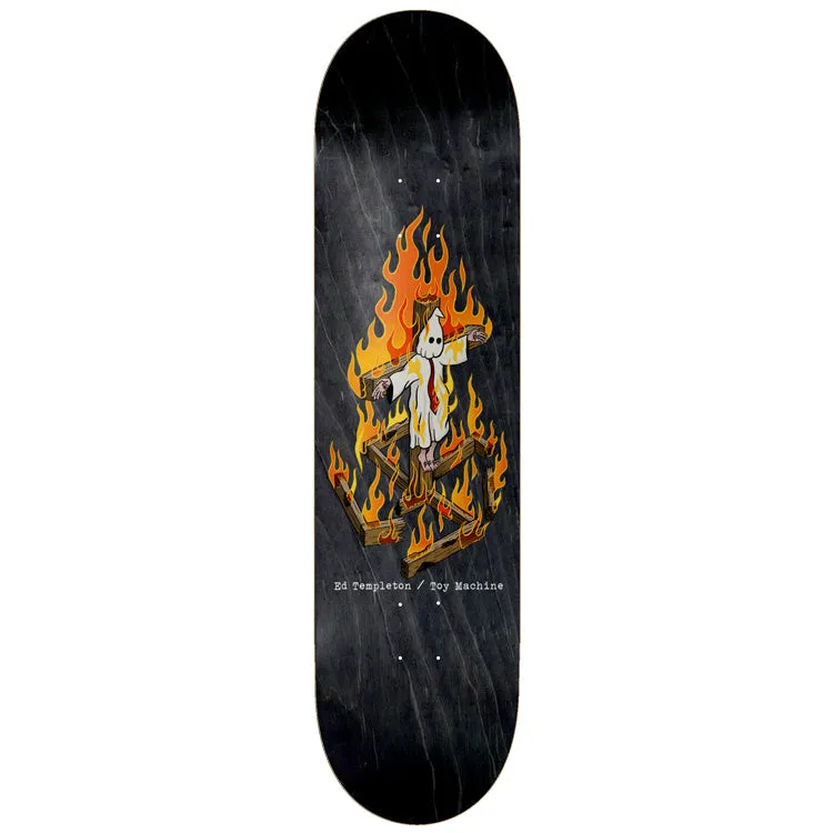 toy-machine-ed-templeton-charred-cross-8-50-tavola-skateboard image 1