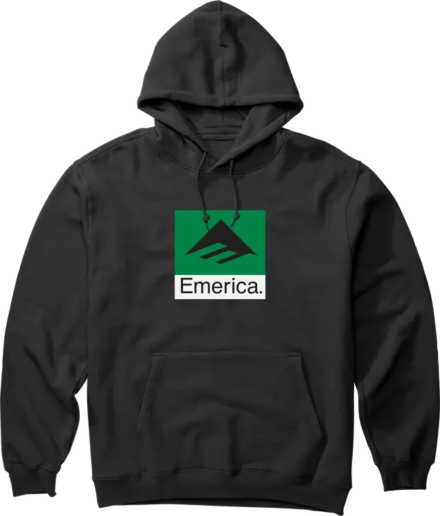emerica-classic-combo-pullover-felpa-hoodie-uomo-nero image 1