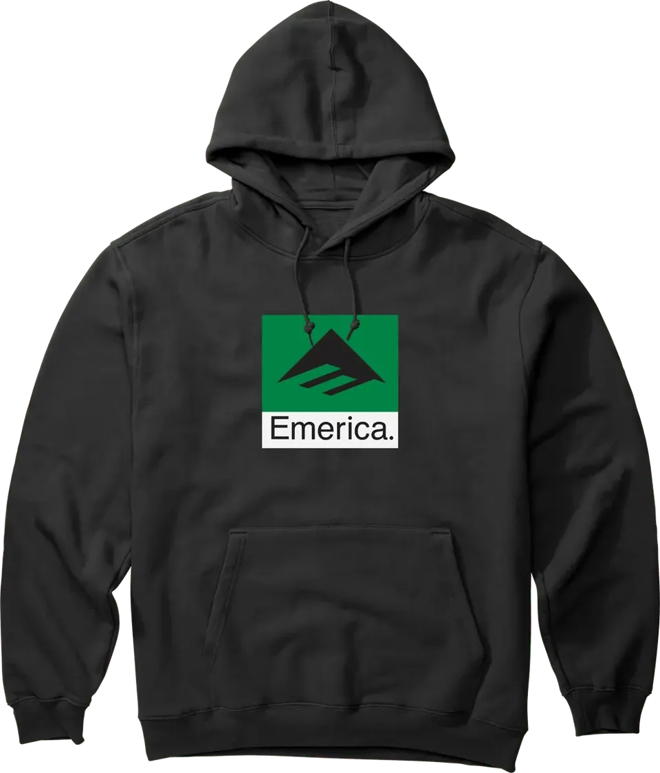 emerica-classic-combo-pullover-felpa-hoodie-uomo-nero image 1