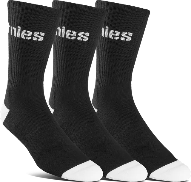 etnies-stencil-icon-sock-3-pack-calze-crew-nero image 1