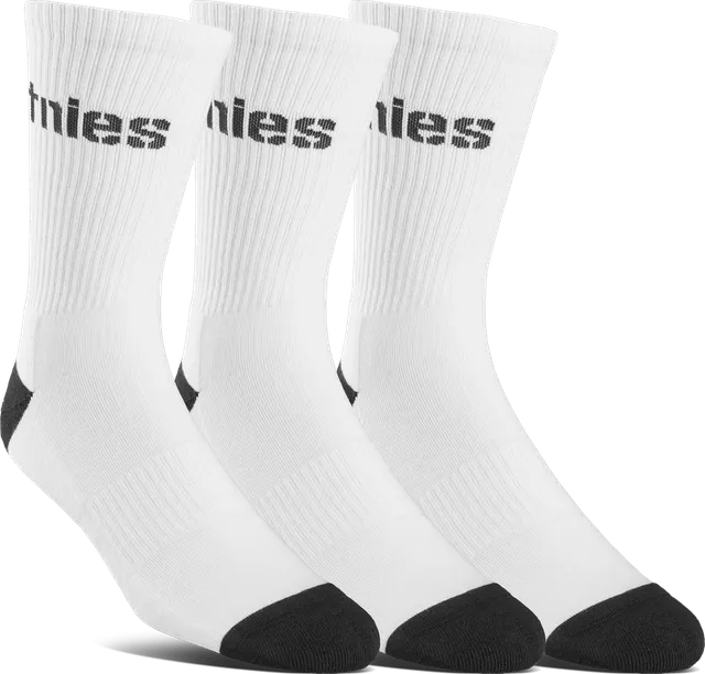 etnies-stencil-icon-sock-3-pack-calze-crew-bianco image 1
