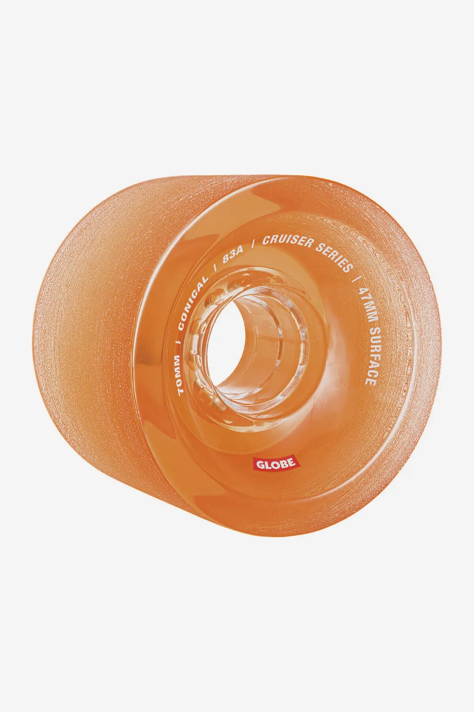 globe-conical-cruiser-wheel-70mm-clear-amber image 1