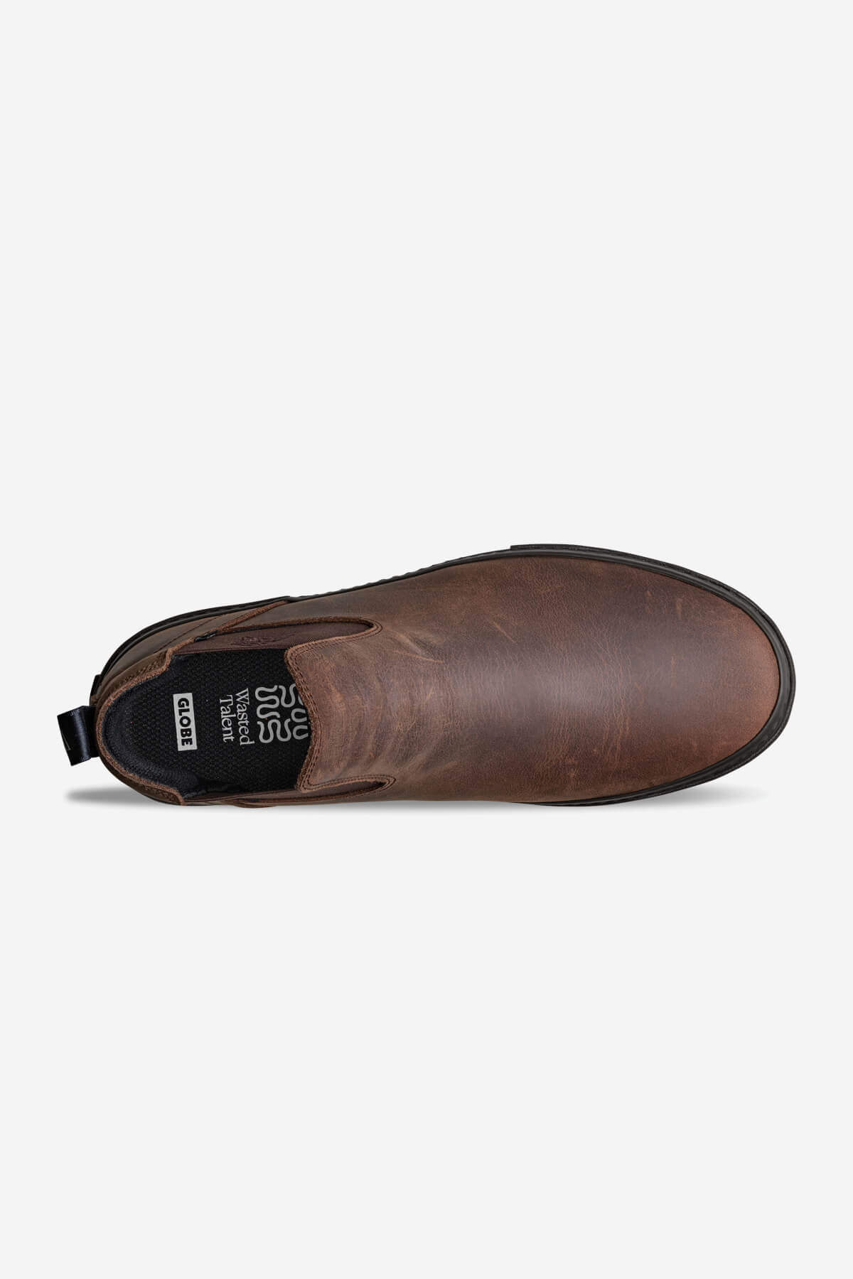 globe-dover-ii-dark-brown-wasted-talent-scarpe-skate-in-pelle image 2