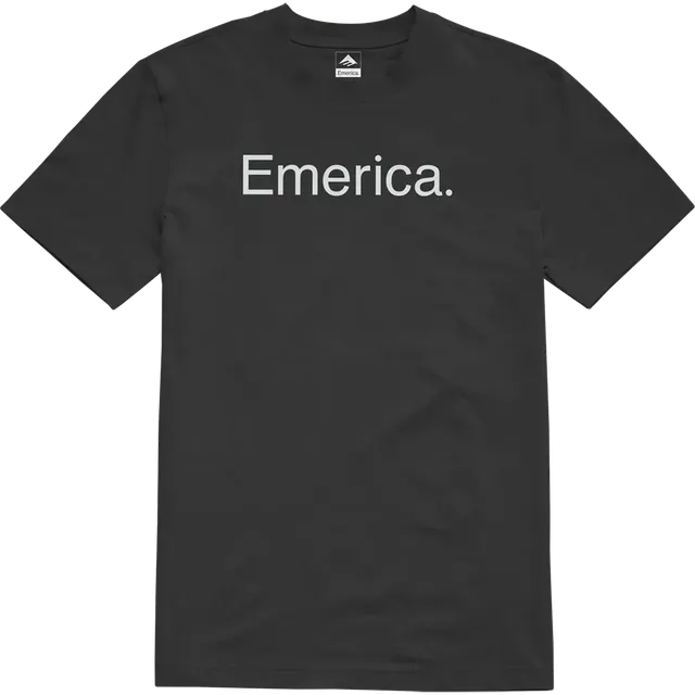 emerica-pure-tee-black-t-shirt-skate-uomo-cotone image 1
