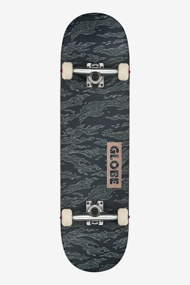 globe-goodstock-8-5-complete-skateboard-black-camo image 1