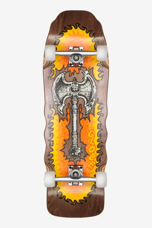 globe-restless-10-0-complete-skateboard-axe-man-cruiser-largo image 1