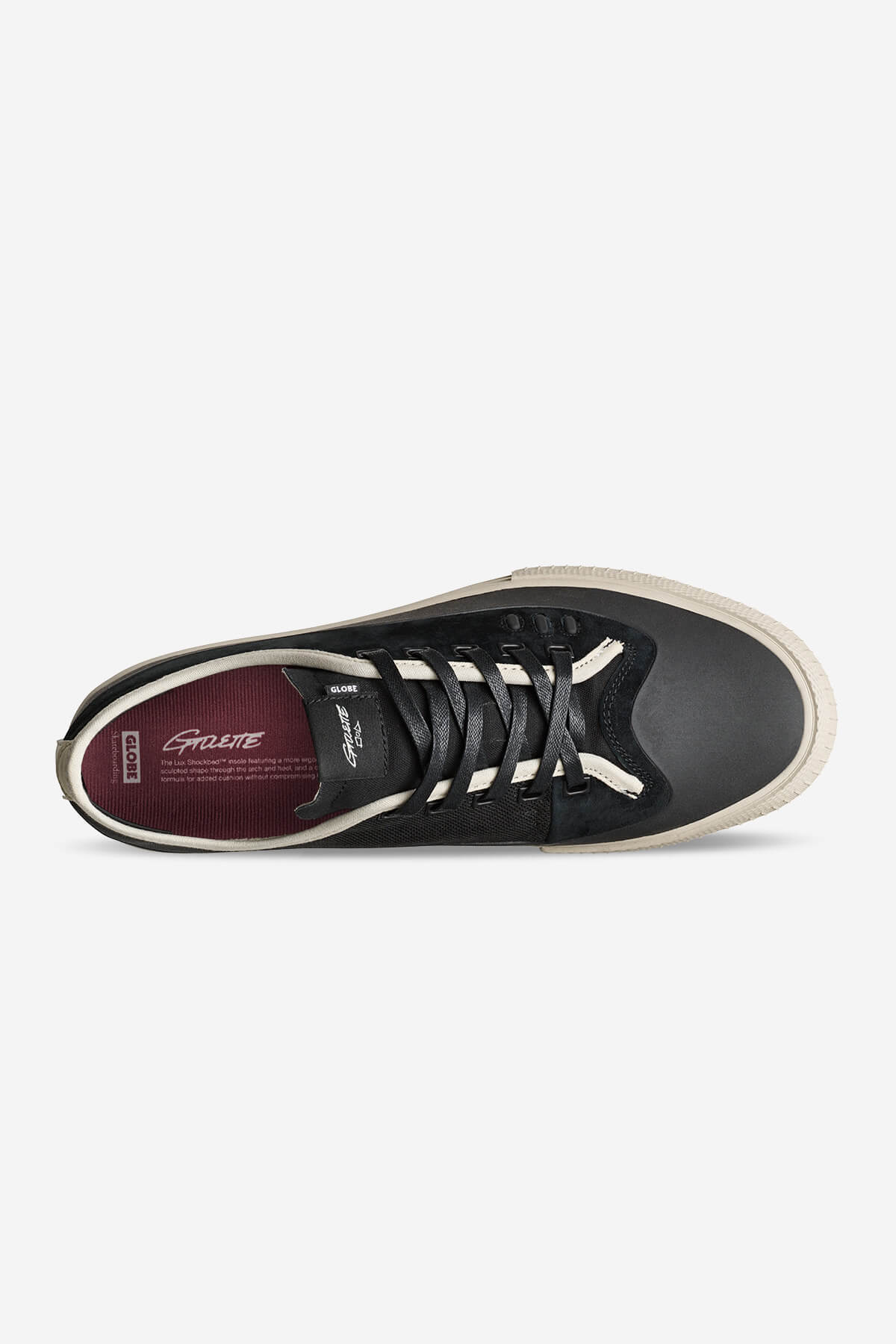 globe-gillette-black-black-cream-scarpe-skate-pro-austyn image 2