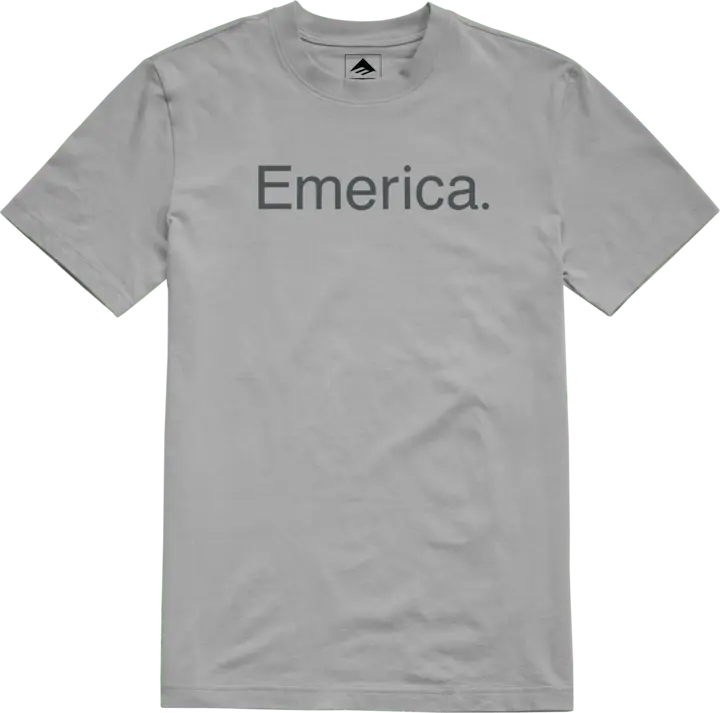 emerica-pure-tee-t-shirt-grigio image 1