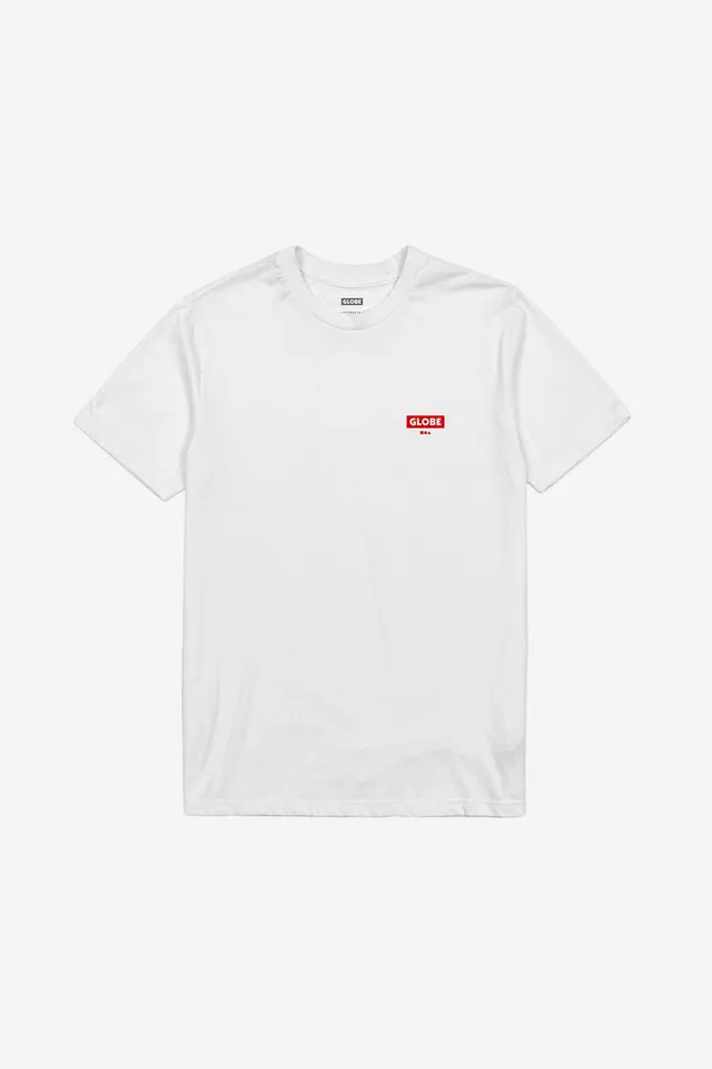 globe-living-low-velocity-tee-white-red-maglietta image 1