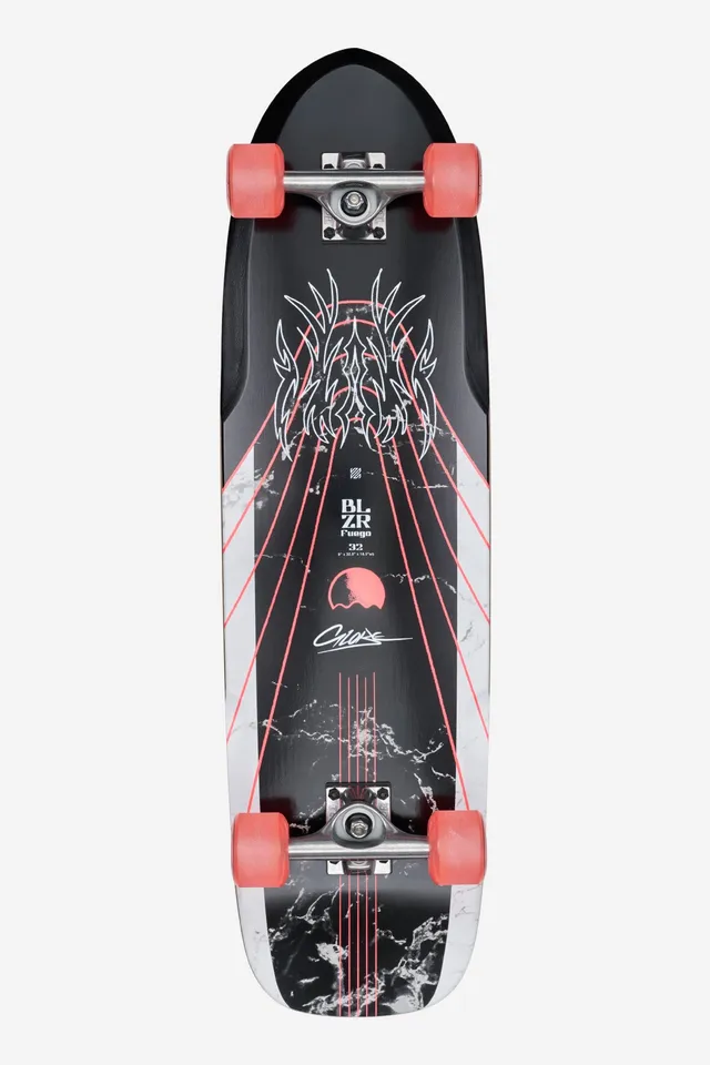 globe-blazer-fuego-cruiserboard-32-bamboo-red image 1