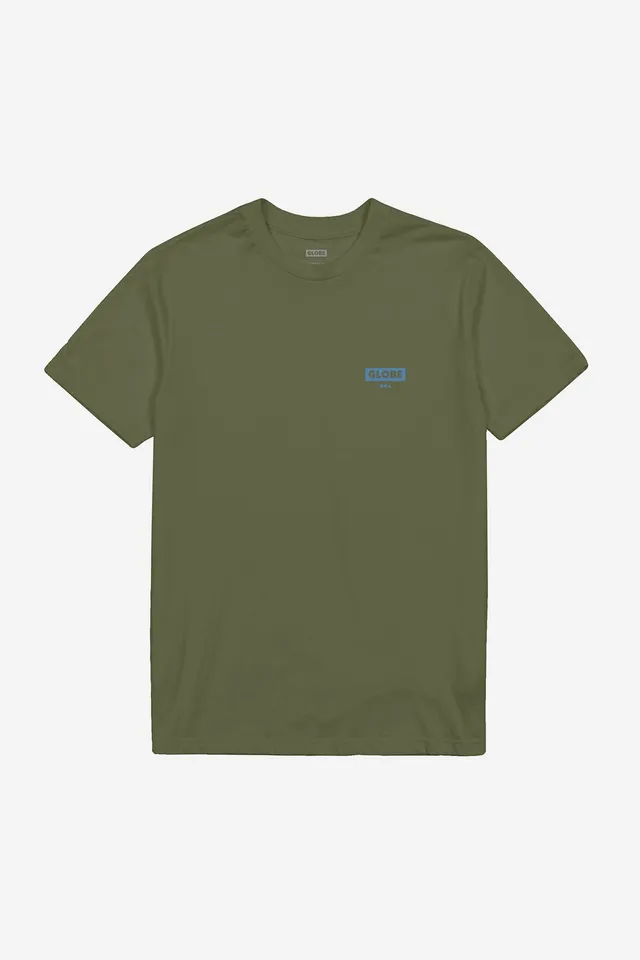 globe-living-low-velocity-t-shirt-olive image 1