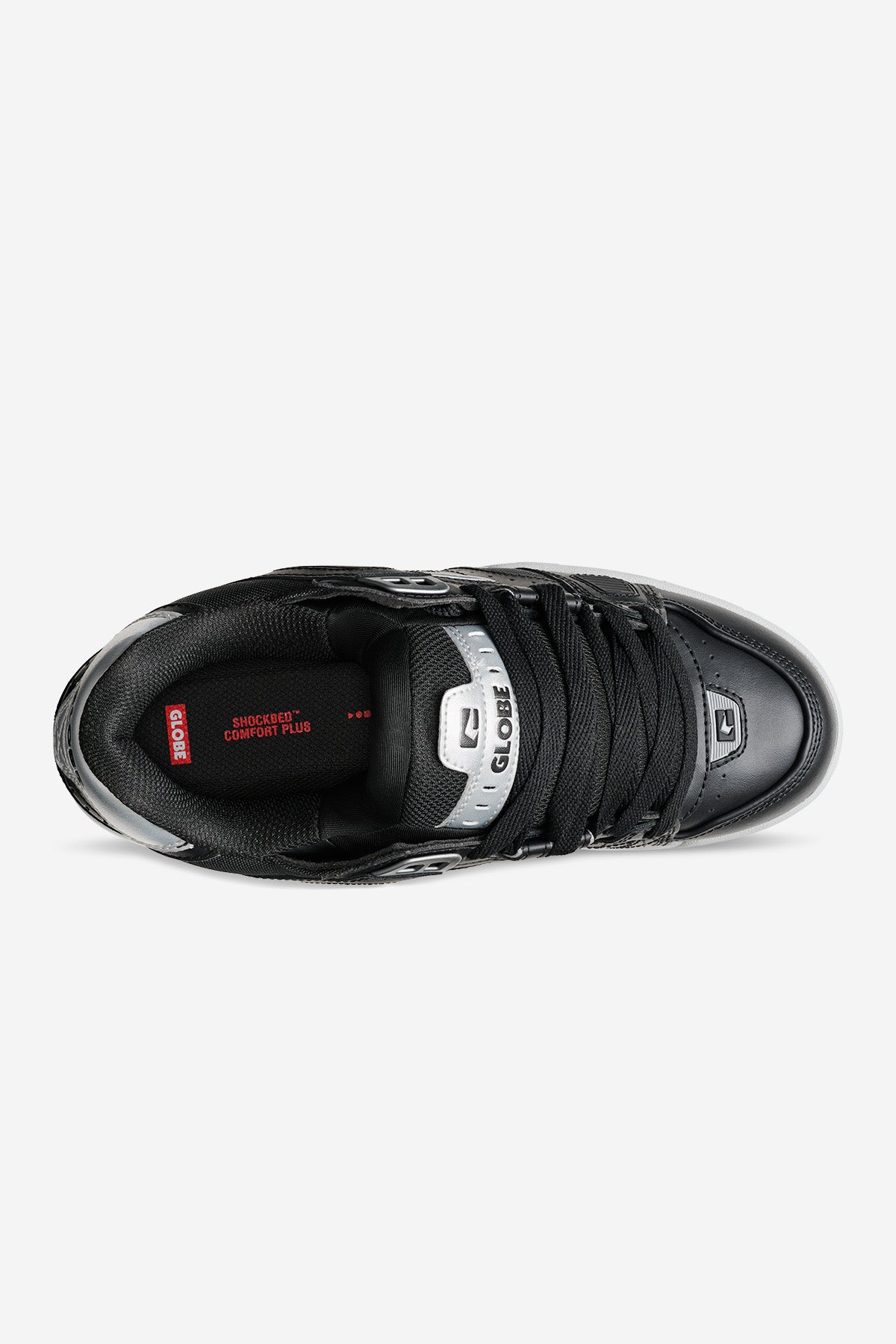 globe-sabre-scarpe-heritage-skate-black-silver image 7