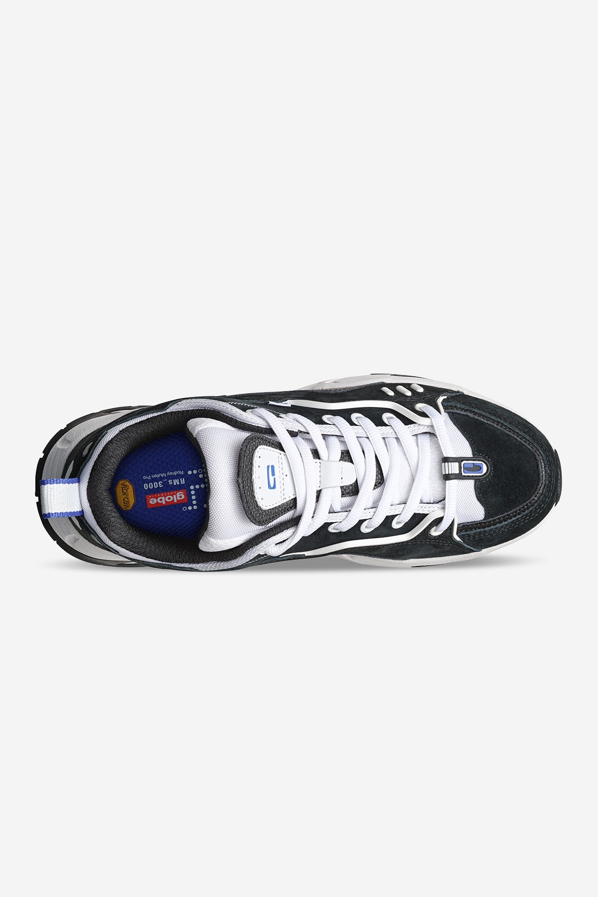 globe-ct-4000-black-white-scarpe-skate-heritage-vibram-chet-thomas image 3