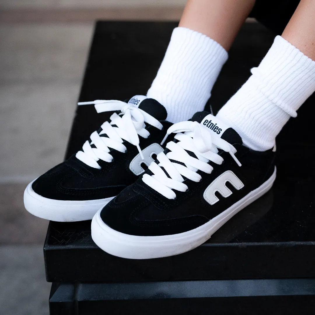 etnies-locut-vulc-scarpe-da-skate-black-white image 5