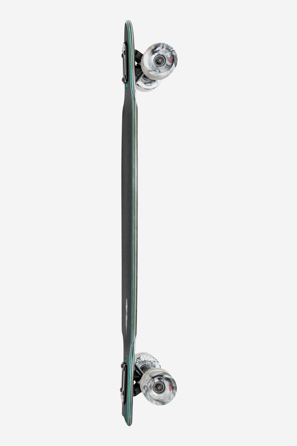 globe-prowler-mid-longboard-34-drop-through-green-flames image 3