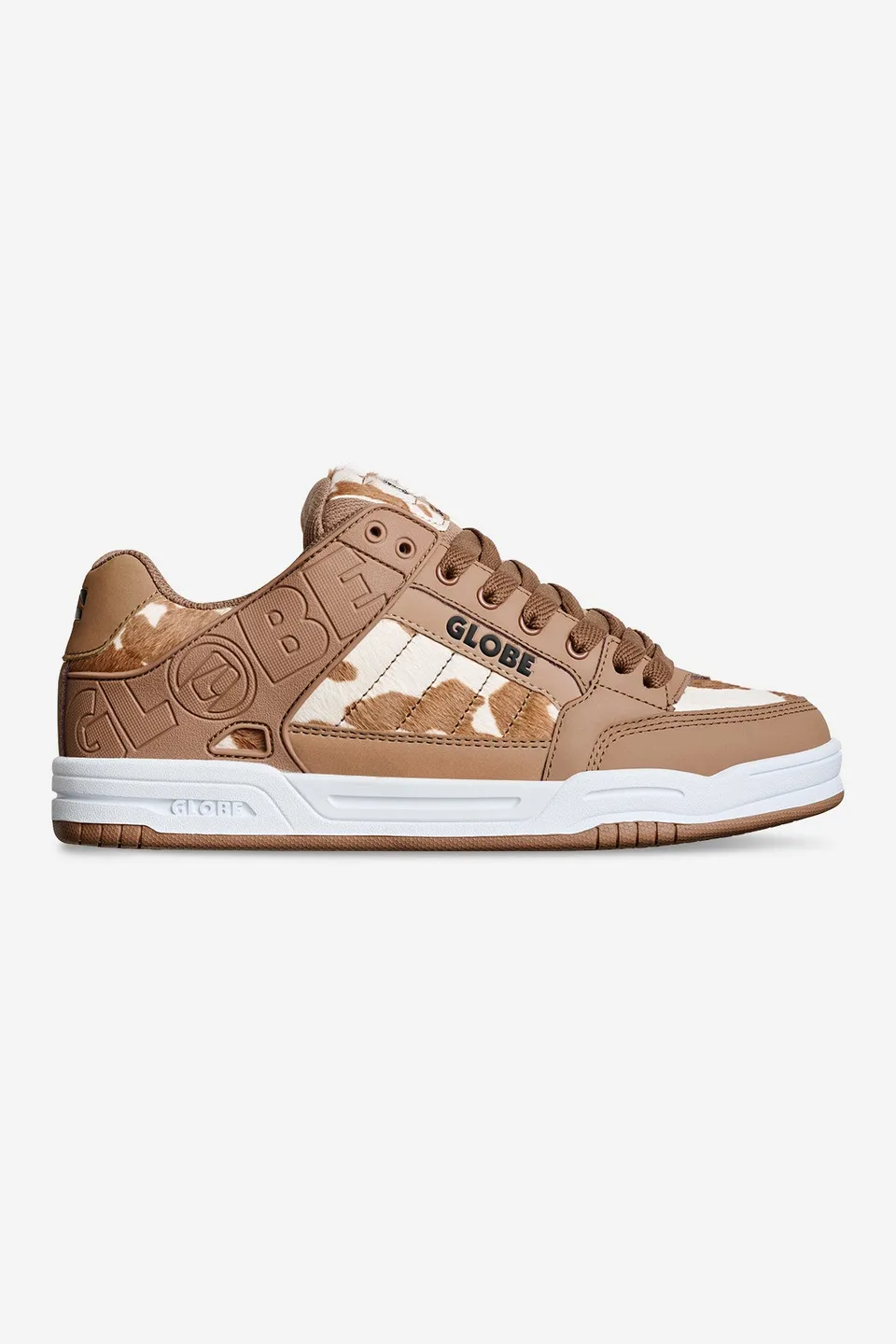 globe-tilt-scarpe-skate-brown-white-cow image 1