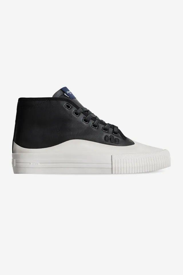 globe-gillette-mid-scarpe-skate-black-leather image 1