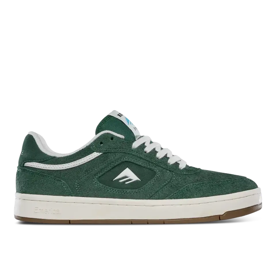 emerica-ksl-iii-scarpe-skate-kevin-spanky-long-hunter-green-hairy-suede image 1