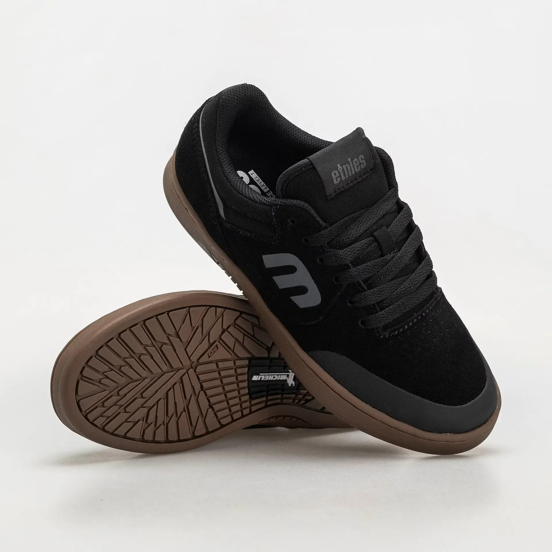 etnies-marana-michelin-scarpe-da-skate-black-gum-dark-grey image 2