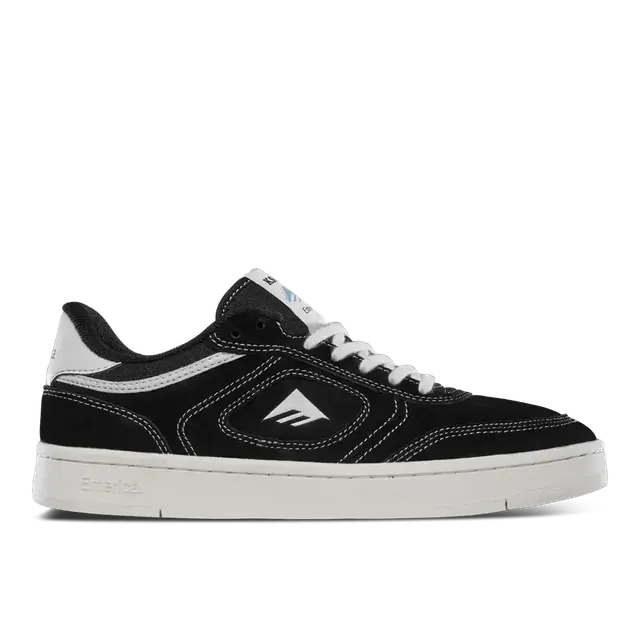 emerica-ksl-iii-scarpe-skate-kevin-spanky-long-black-white-white-suede image 1