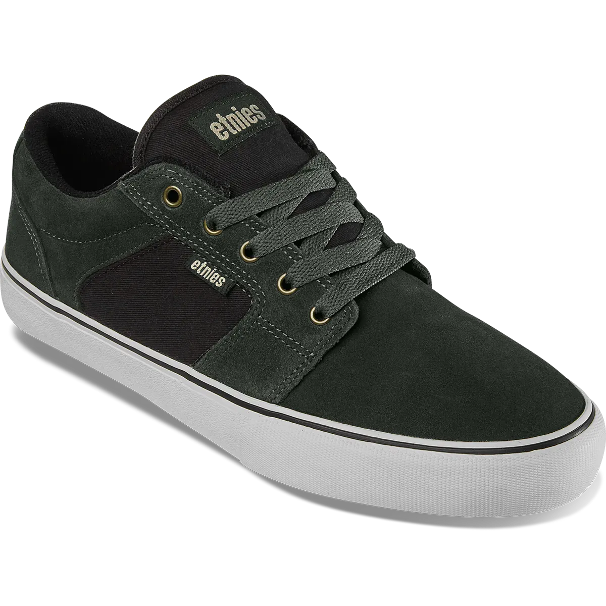 etnies-barge-ls-scarpe-da-skate-low-top-green-gold image 4
