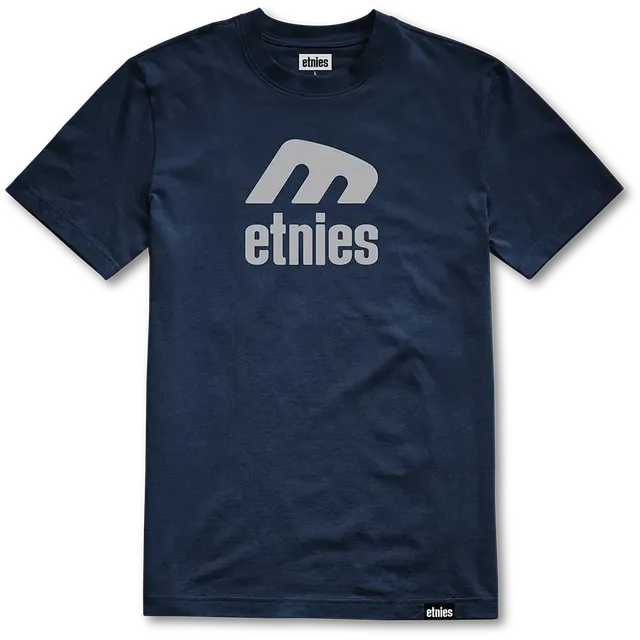 etnies-icon-e-tee-t-shirt-uomo-blu-navy-grigio-taglia-m image 1