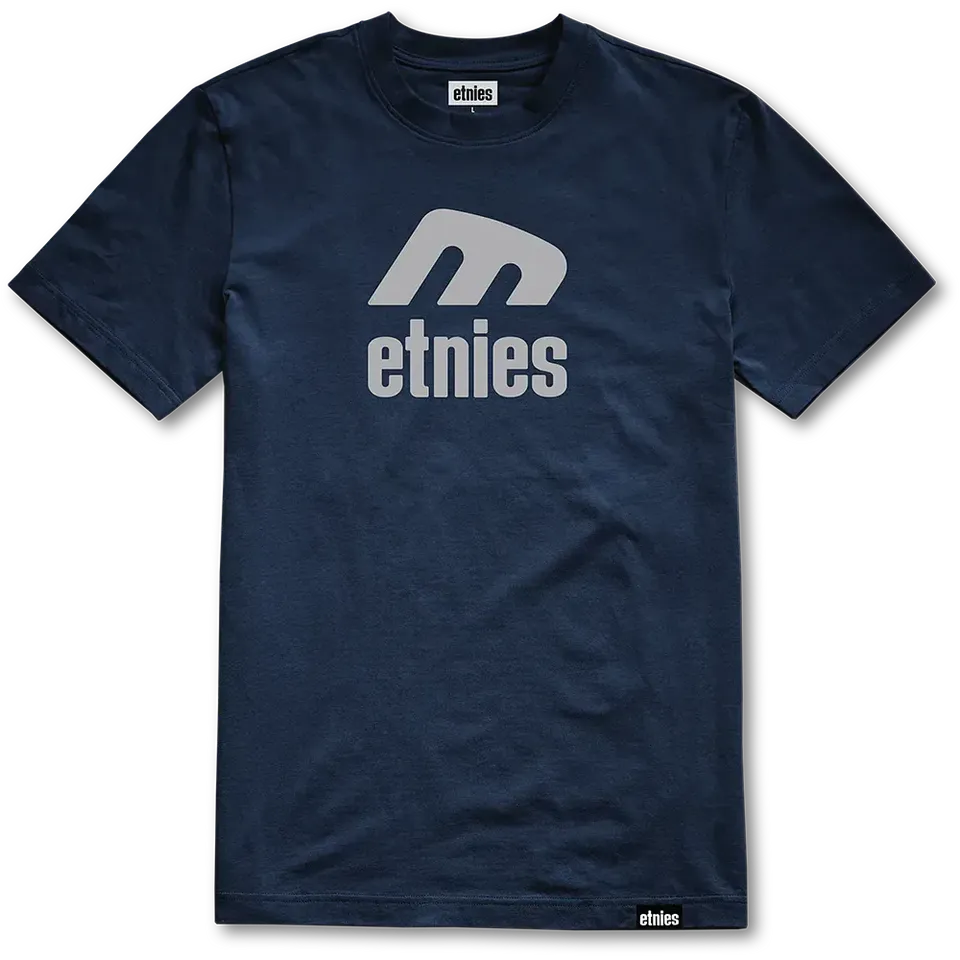 etnies-icon-e-tee-t-shirt-uomo-blu-navy-grigio-taglia-m image 1