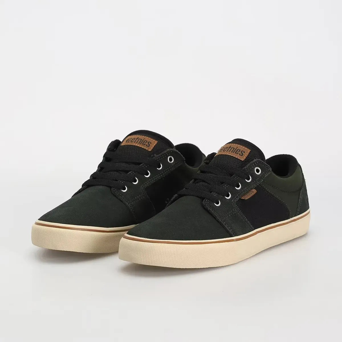 etnies-barge-ls-scarpa-skate-vulcanizzata-verde-nero image 7