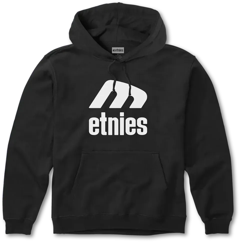 etnies-icon-e-kids-felpa-pullover-bambino-black-white image 1