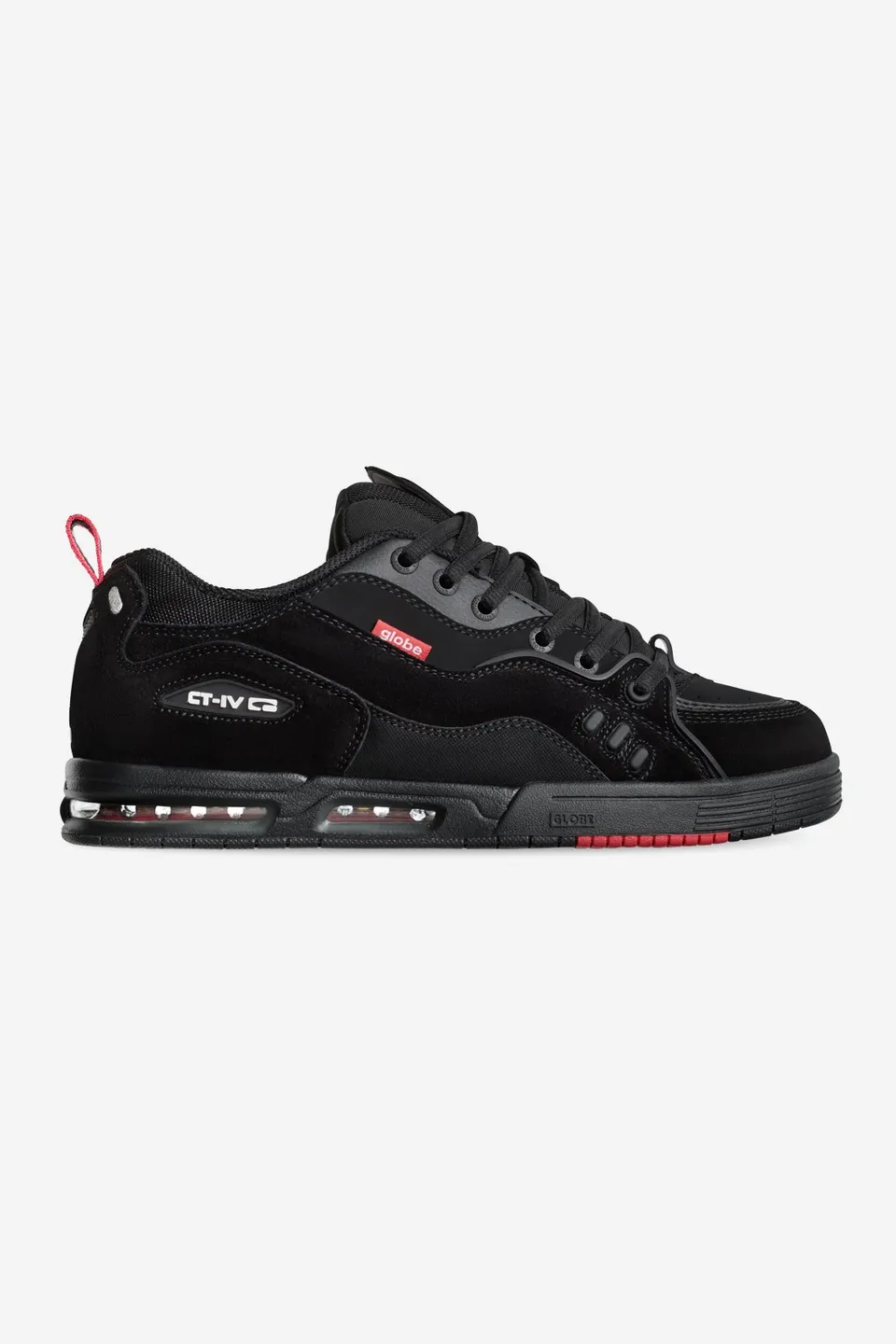globe-ct-4-black-suede-scarpe-skate-heritage-best-seller image 1