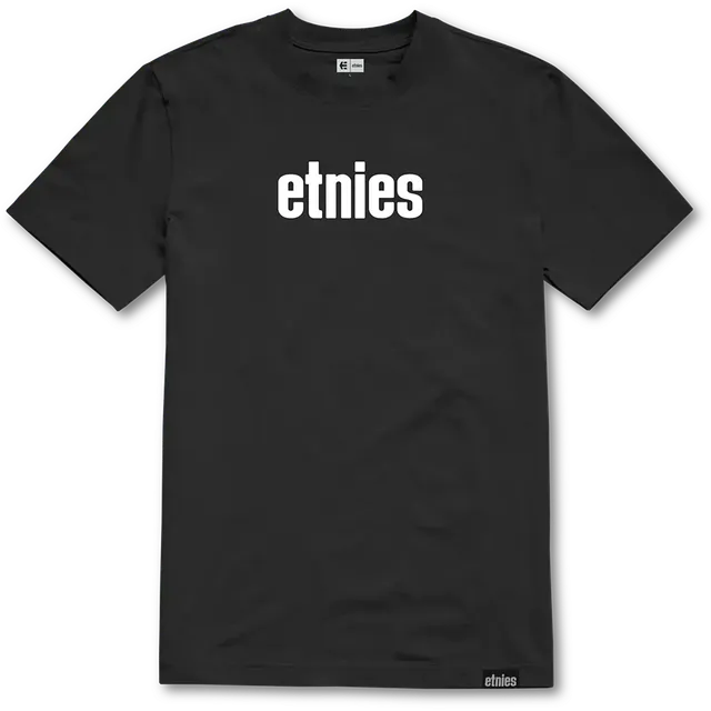 etnies-wordmark-tee-t-shirt-logo-nero image 1