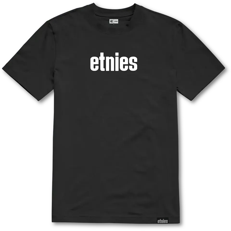 etnies-wordmark-tee-t-shirt-logo-nero image 1