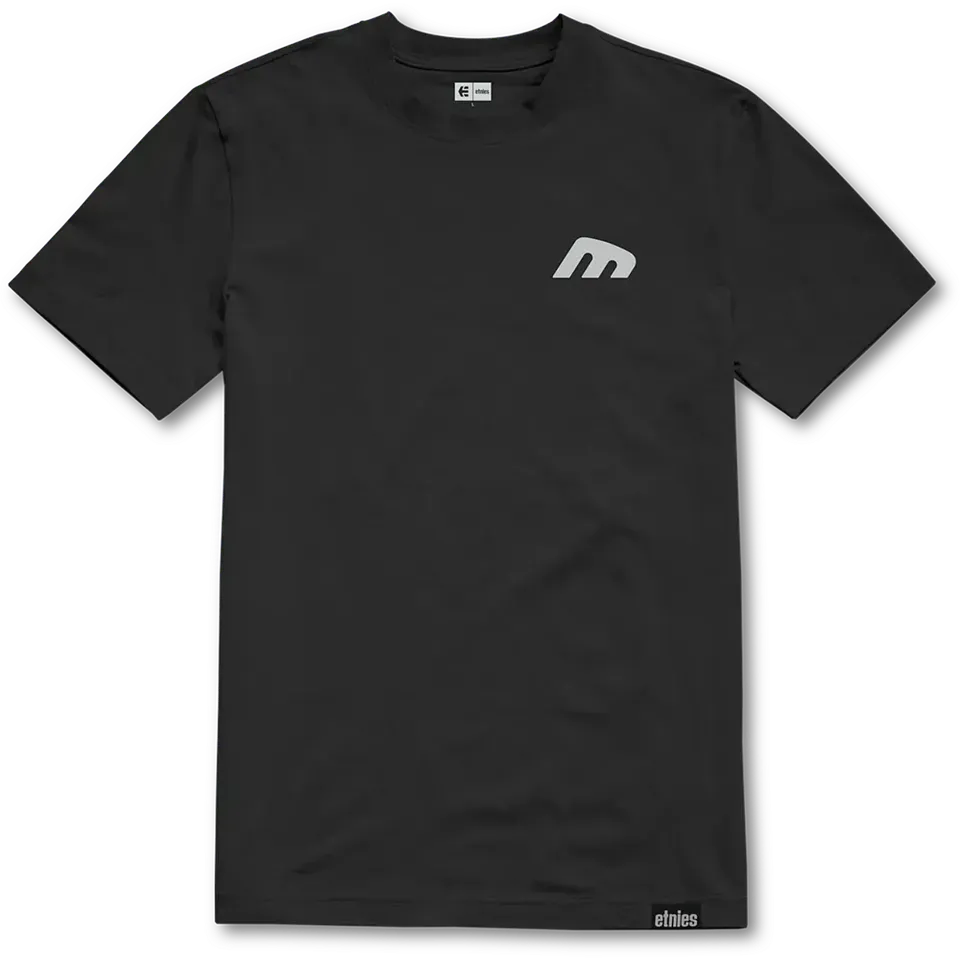 etnies-team-embroidery-tee-t-shirt-uomo-nero-bianco image 1