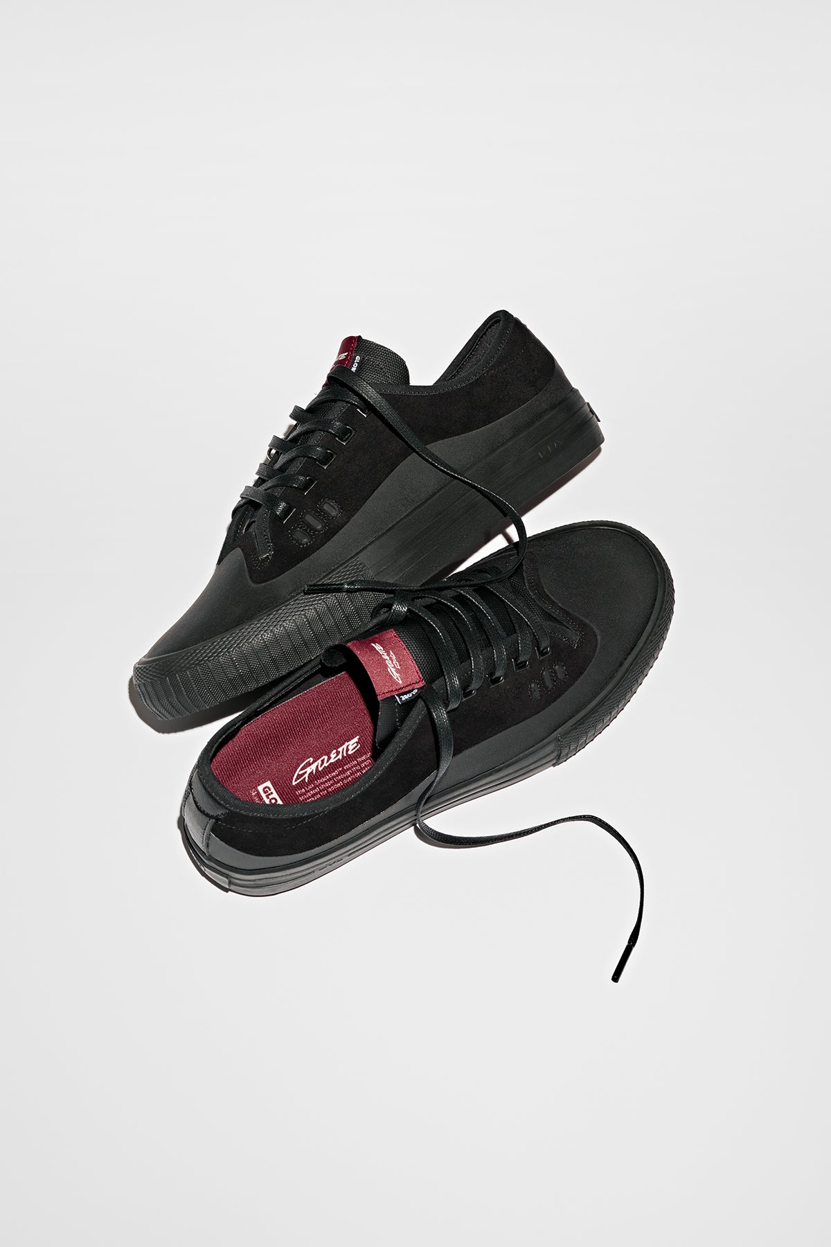 globe-gillette-scarpe-skate-pro-black-black-suede image 4
