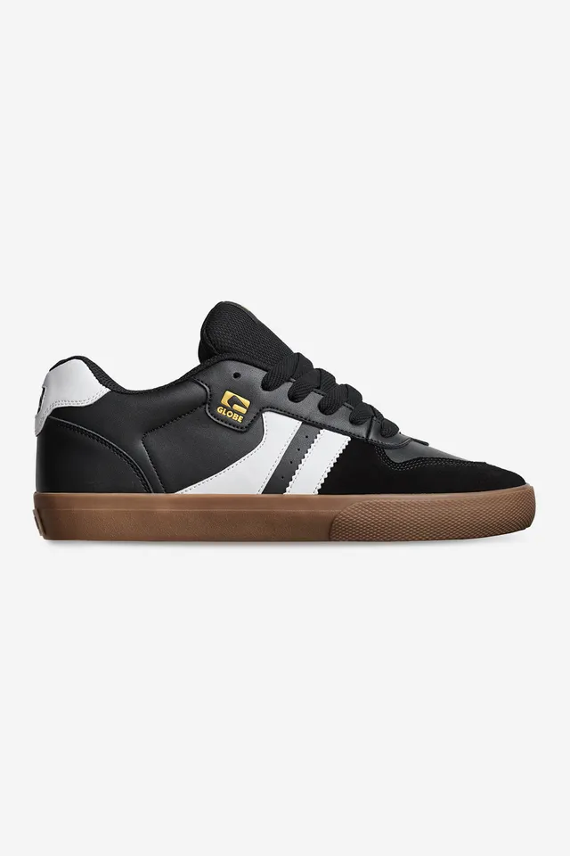 globe-encore-2-black-white-tobacco-scarpe-skate-basse image 1