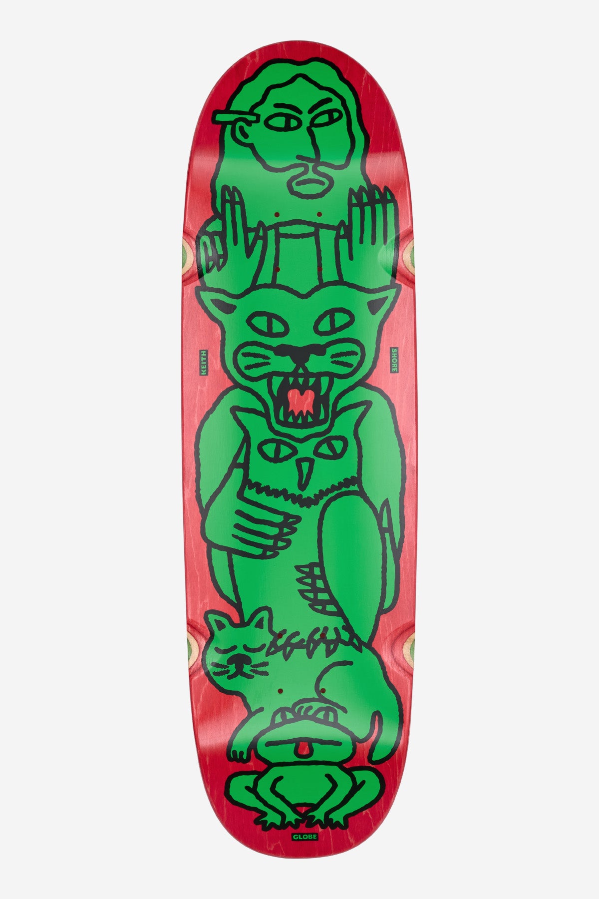 globe-punter-tavola-deck-skateboard-9-125-animal-collector image 1