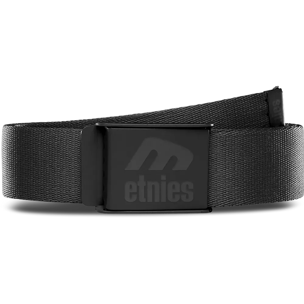 etnies-icon-e-belt-cintura-street-skate-nero-nero image 1