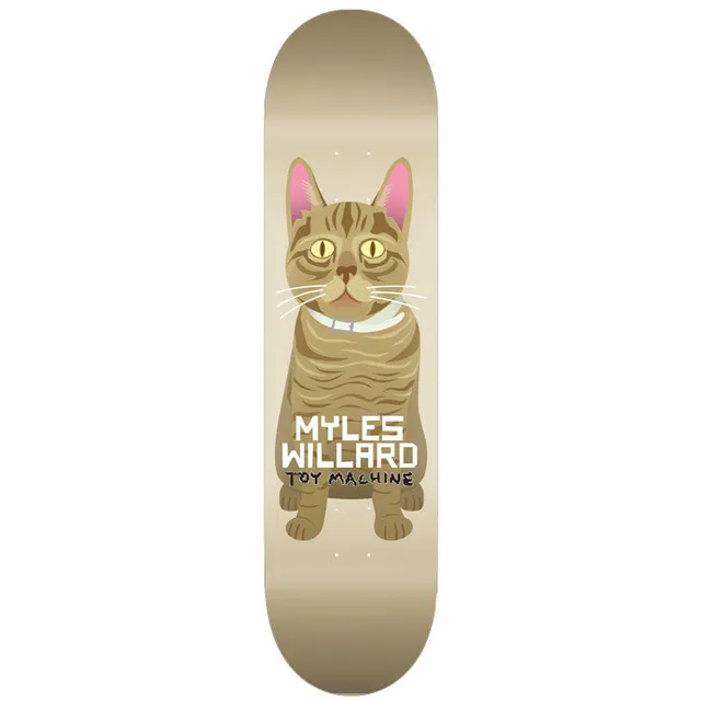 toy-machine-myles-willard-cat-8-13-tavola-skate-deck image 1