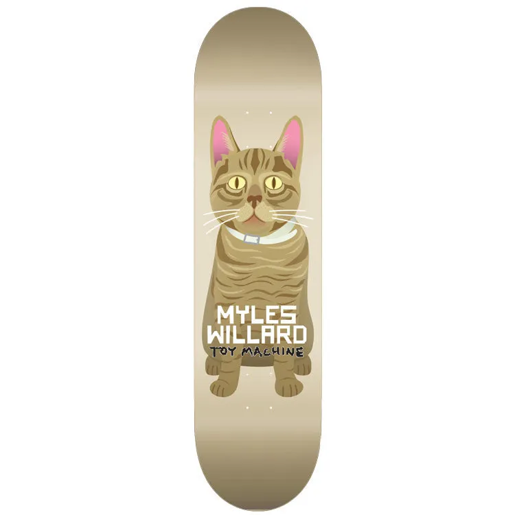toy-machine-myles-willard-cat-8-13-tavola-skate-deck image 1