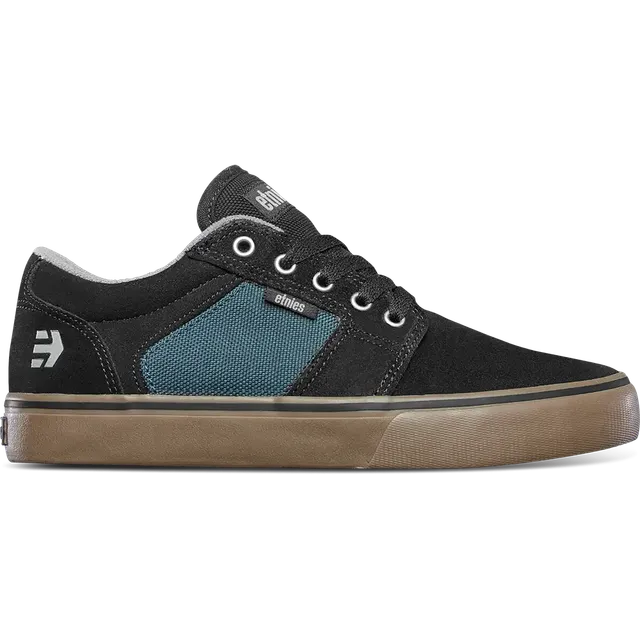 etnies-barge-ls-scarpa-skate-nero-teal image 1