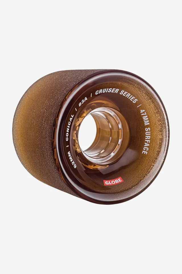 globe-conical-cruiser-ruote-62mm-clear-coffee-pack-4 image 1
