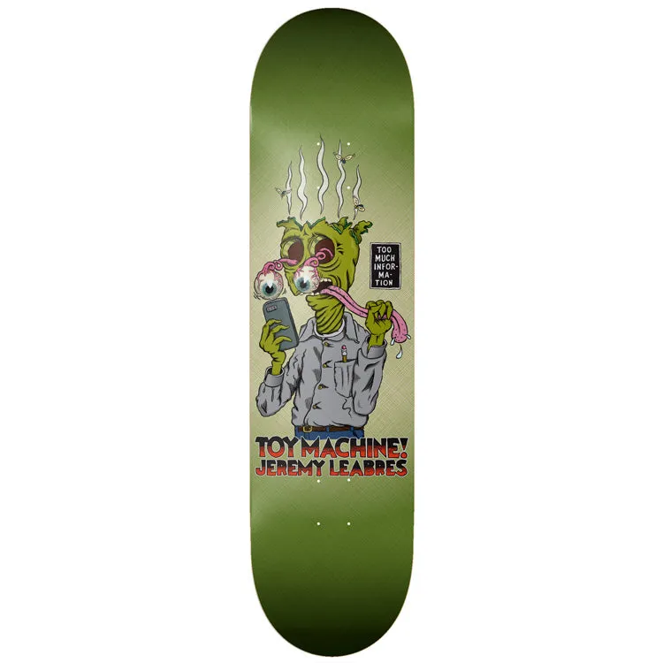 toy-machine-jeremy-leabres-too-much-8-38-tavola-skate-deck image 1