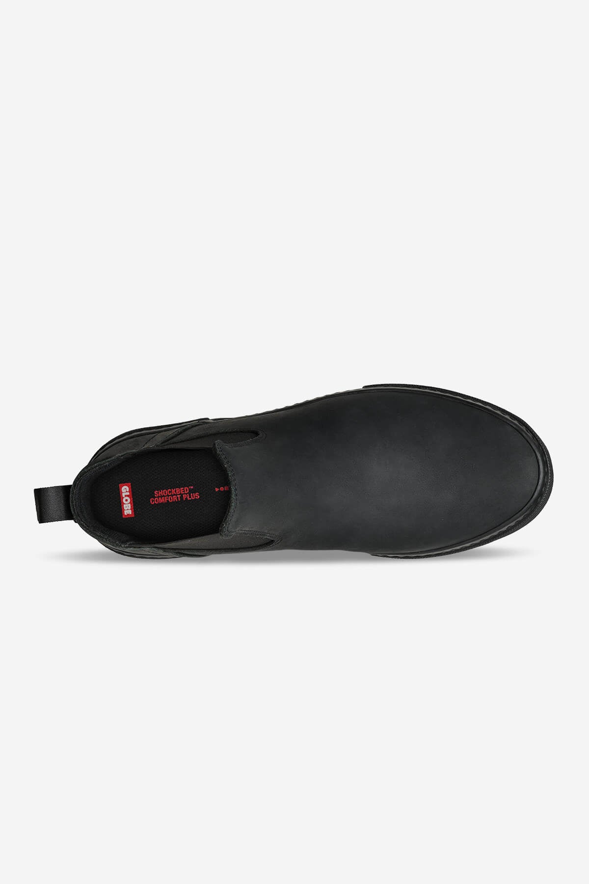globe-dover-ii-scarpe-skate-slip-on-black-crazyhorse image 2