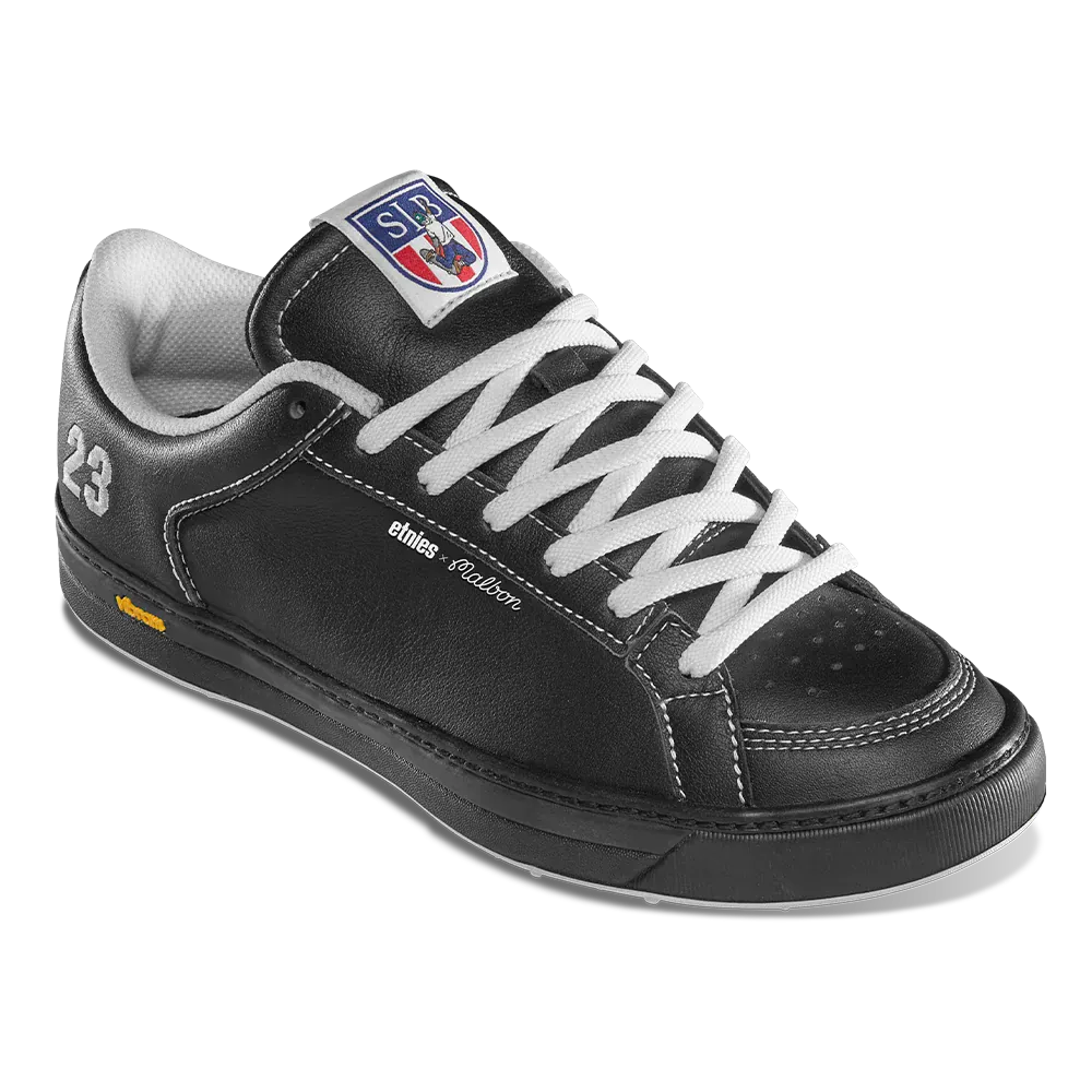 etnies-sal-23-x-malbon-black-white-scarpe-uomo-pelle image 4